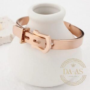Rose Gold Buckle Style Bracelet